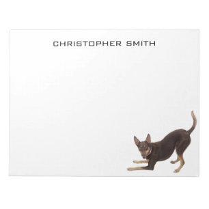 Australian Kelpie Dog Notepad