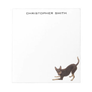 Australian Kelpie Dog Notepad