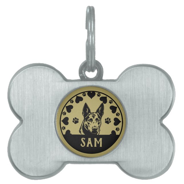 Australian Kelpie Dog  Pet ID Tag (Front)