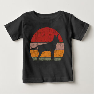 Australian Kelpie Dog Vintage Retro Gift Baby T-Shirt
