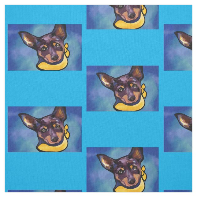 AUSTRALIAN KELPIE FABRIC (Swatch)