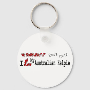 Australian Kelpie Gifts Key Ring