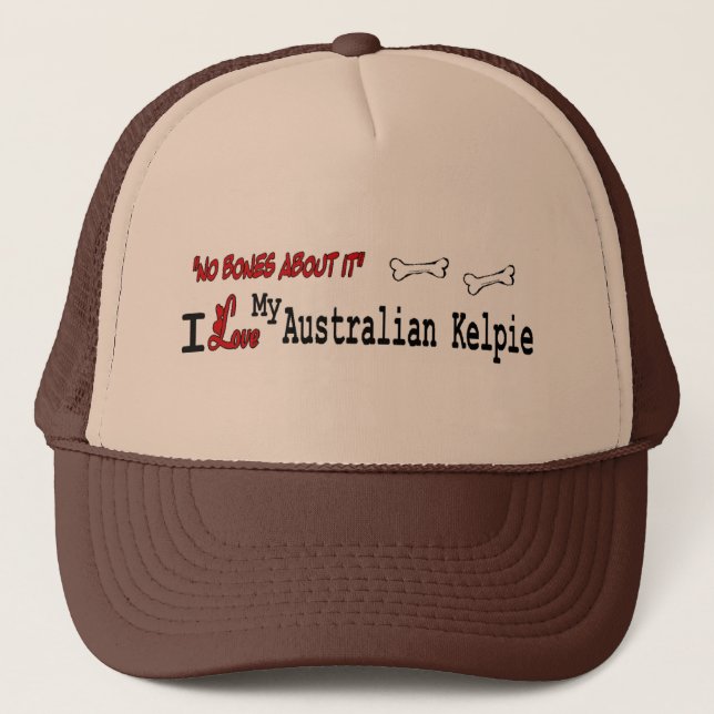 Australian Kelpie Gifts Trucker Hat (Front)