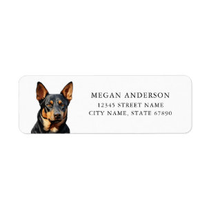 Australian Kelpie Return Address Labels
