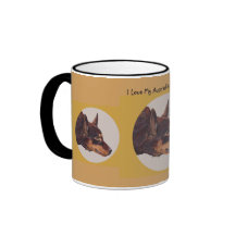 Australian Kelpie Ringer Coffee Mug