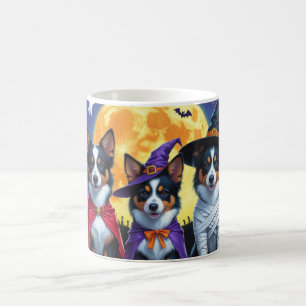 Australian Kelpies Dogs Pumpkin Halloween Funny Coffee Mug