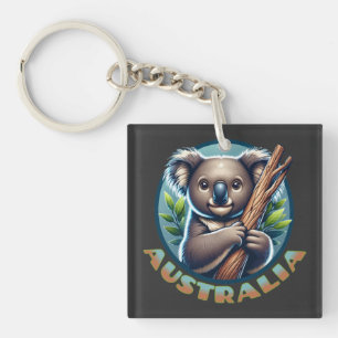 Australian Koala Bear Key Ring