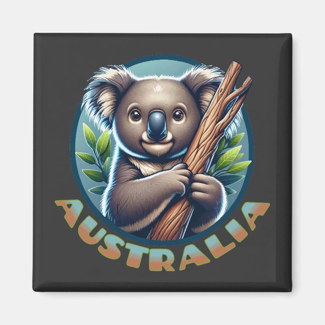 Australian Koala Bear Magnet (Front)
