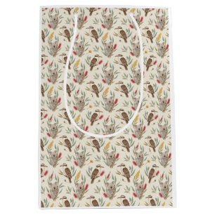 Australian Koalas, Kookaburras and Native Flora Medium Gift Bag