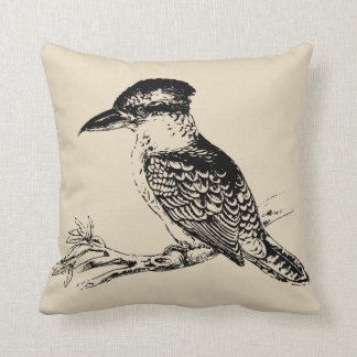 Australian Kookaburra Beige Cushion