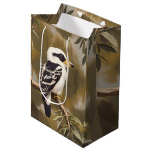 Australian Kookaburra Painting, Medium Gift Bag