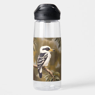 Australian Kookaburra Painting, Water Bottle