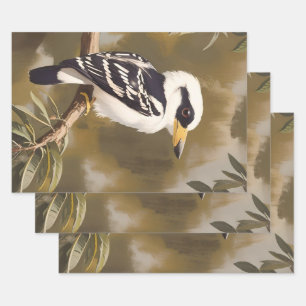 Australian Kookaburra Painting, Wrapping Paper Sheet