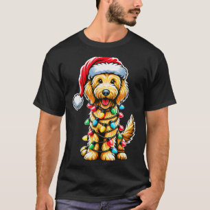 Australian Labradoodle Christmas Tree Xmas Santa L T-Shirt