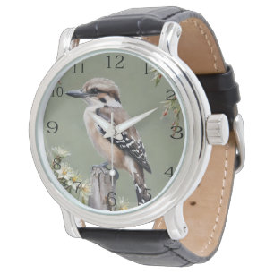 Australian Laughing Bird The Kookaburra Oil Paint, Watch