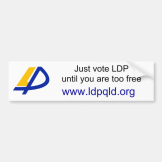 Australian LDP Bumper Sticker