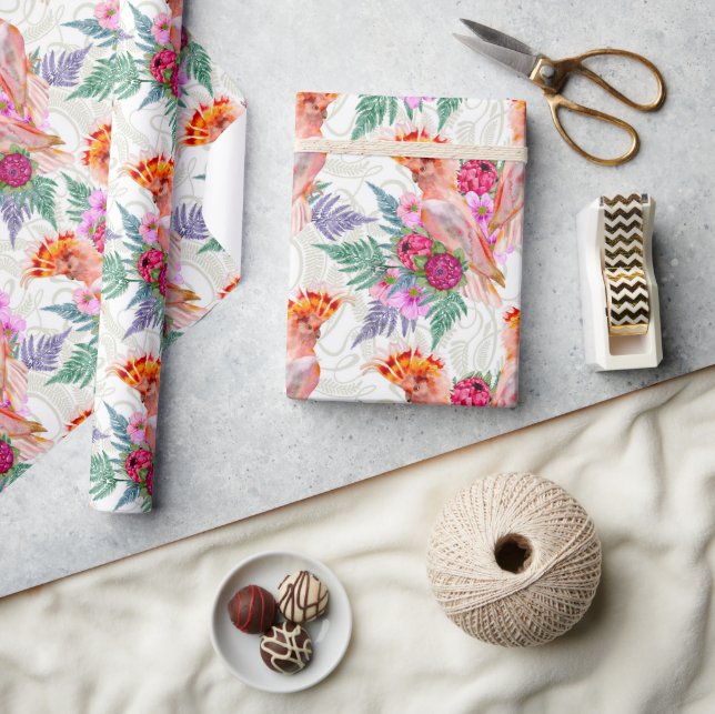 Australian Major Mitchell Cockatoo Wrapping Paper (Crafts)