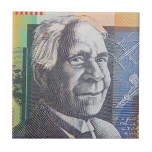 Australian money dollars ceramic tile