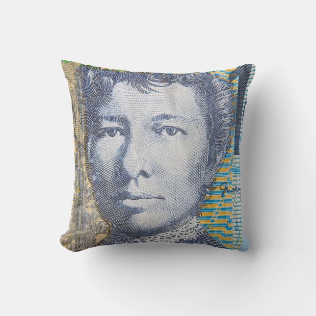 Australian money dollars cushion (Front)