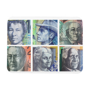 Australian money dollars magnet