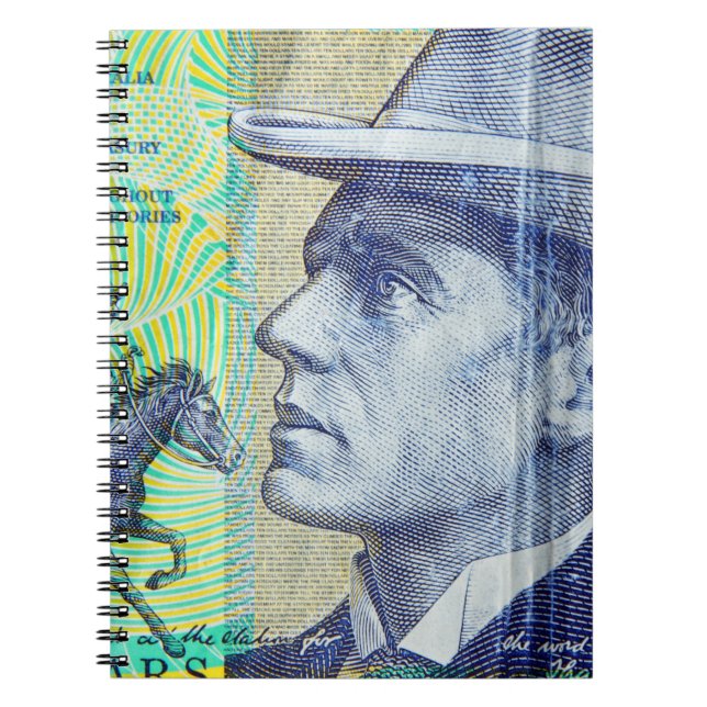 Australian money dollars notebook (Front)