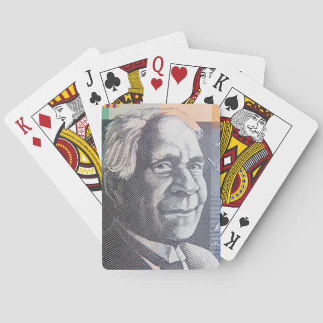Australian money dollars playing cards (Back)