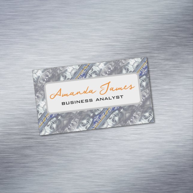 Australian money pattern 	Magnetic business card (In Situ)