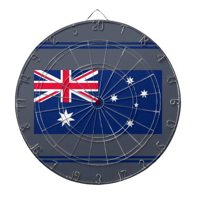 Australian National Flag Dartboard (Front)