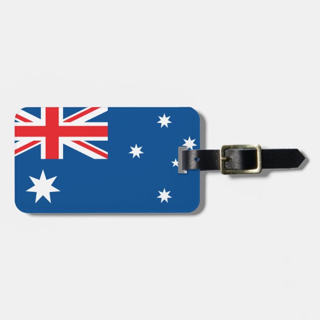 Australian national flag luggage tag (Front Horizontal)