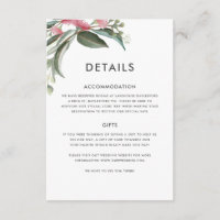 Australian Native Gum Leaf Details Card