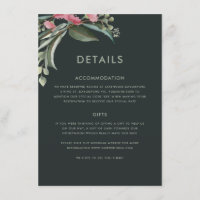 Australian Native Gum Leaf Wedding Invitation