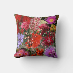 Australian Native Wild Flowers Cushion