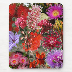 Australian Native Wild Flowers Mouse Pad