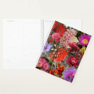 Australian Native Wild Flowers Planner