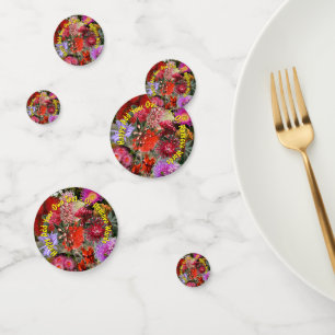 Australian Native Wild Flowers Table Confetti