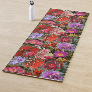 Australian Native Wild Flowers Yoga Mat
