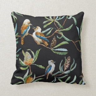 Australian nature pillow (Black)