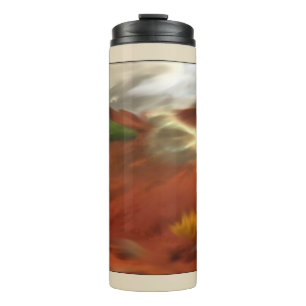 Australian Outback Dawn Abstract Art Thermal Tumbler