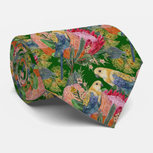 Australian Pale-headed Rosella  Tie