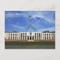 Australian Parliament House postcard