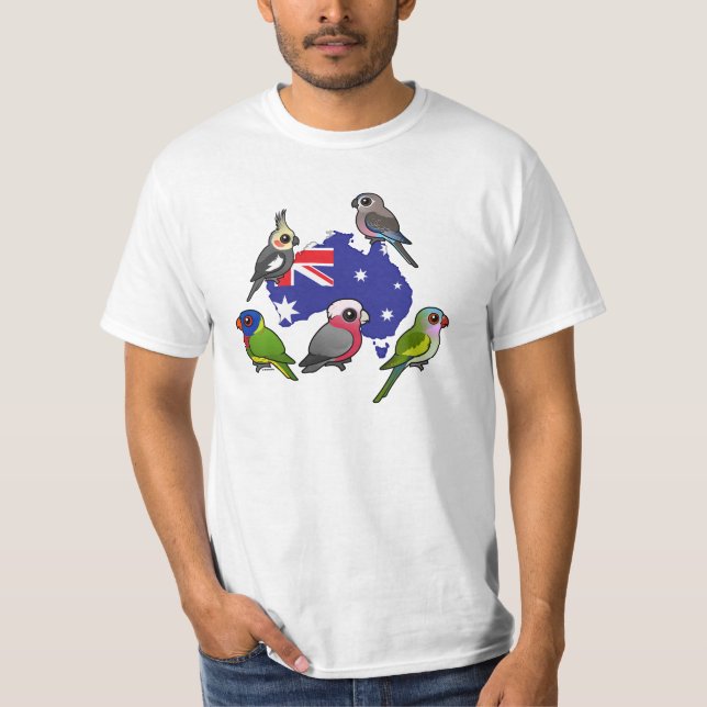 Australian Parrots T-Shirt (Front)