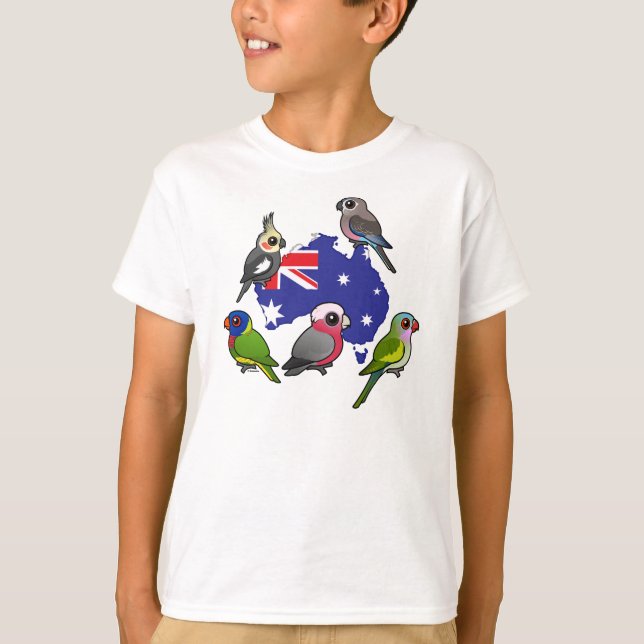 Australian Parrots T-Shirt (Front)