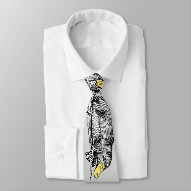 Australian Platypus Power "Good On Ya" Unique Tie (Tied)