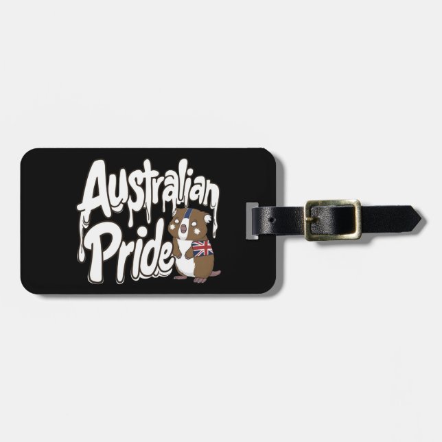 AUSTRALIAN PRIDE LUGGAGE TAG (Front Horizontal)