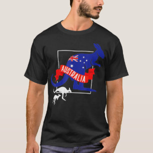 Australian Pride Zoo Animal Gift Australia Kangaro T-Shirt