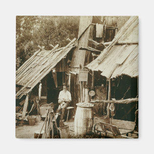Australian prospector, c.1880s (sepia photo) magnet