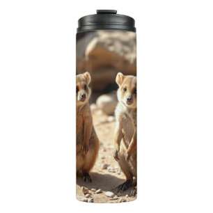 Australian Quokka Twins, Thermal Tumbler