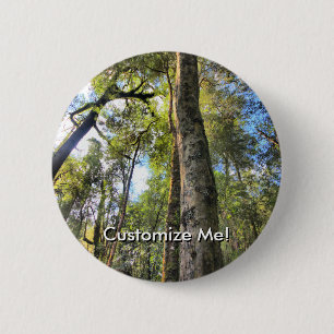Australian Rainforest Eucalyptus Gum Trees 6 Cm Round Badge