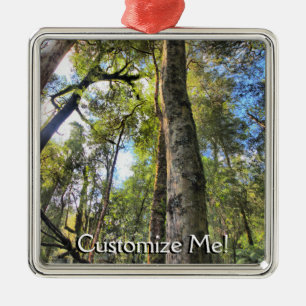 Australian Rainforest Eucalyptus Gum Trees Metal Ornament