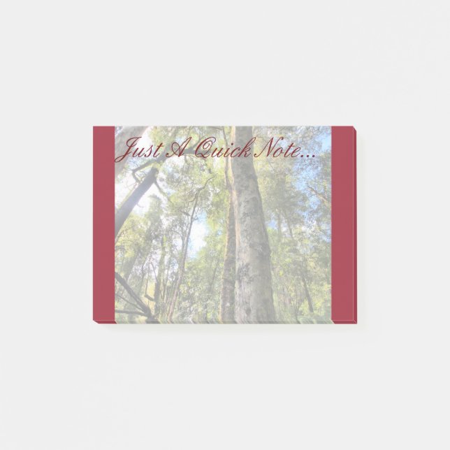 Australian Rainforest Eucalyptus Gum Trees Post-it Notes (Front)